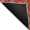 Red And Ivory Geometric Washable Indoor Outdoor Area Rug - 4 of 4