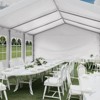 Aoodor 20 x 20 FT. Marquee Party Tent with Church Window Sidewalls ,Waterproof Pavillion Tent ,Outdoor Event Tent,Wedding Party Tent - 3 of 4