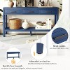 59.1" Modern 3-Drawer Console Table with 1 Shelf for Living Room, Entryway and Hallway - ModernLuxe - 3 of 4