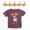 The Juniper Shop Watercolor Basketball Bear Youth Short Sleeve Tee - 2 of 4