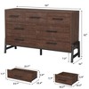 ODK 7 Dresser for Bedroom, Freestanding 52" Wide Drawer Dresser with Storage, Wooden Closet Storage Chest for Living Room, Bedroom, Entryway - 2 of 4