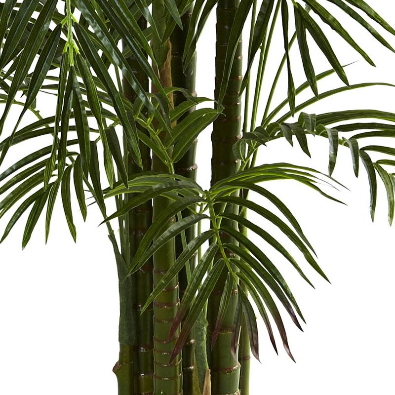 Artificial 6.5ft Areca Palm UV Resistant Indoor/Outdoor - Nearly Natural, 4 of 5