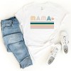 Simply Sage Market Retro Mama Stripes Short Sleeve Tee - 3 of 4