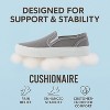 CUSHIONAIRE Fulton Womens Slip On Sneakers, Lightweight Comfortable Casual Sneakers for Women with Memory Foam - 3 of 4