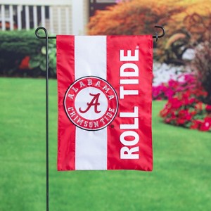 Evergreen Garden Flag University of Alabama, Embellish Double Sided Indoor Outdoor Decor 18" x 12.5" - 1 of 1