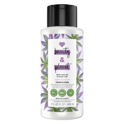 Love Beauty and Planet Biodegradable Hydrating Conditioner Hemp Seed Oil & Nana Leaf 13.5 oz