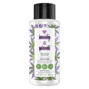 Love Beauty and Planet Biodegradable Hydrating Conditioner Hemp Seed Oil & Nana Leaf 13.5 oz - 1 of 4