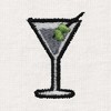 Dalix Martini Embroidered Lightweight Relaxed Jersey Tee Summer Cute Food Womens - 2 of 4