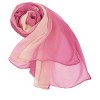 INSPIRE CHIC Women Long Chiffon Light Silky Gradient Color Shawl Wrap Scarf - 2 of 4
