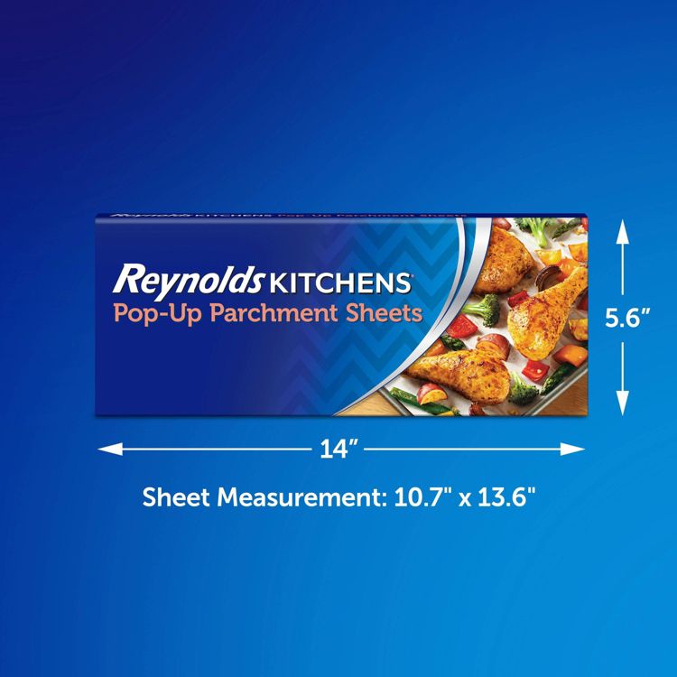 Reynolds Kitchen Pop Up Parchment Sheets - 30ct/1.01 sq ft, 2 of 6
