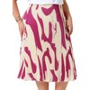 Agnes Orinda Women's Plus Size Pleated Print High Waisted Summer Trendy Business Casual A Line Skirts - 2 of 4