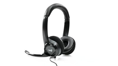 Logitech H390 Black Over the Ear Headset GAMING STREAMING BLOGGER VLOG  133588183985