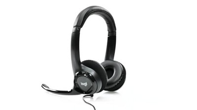  Logitech H390 Wired Headset, Stereo Headphones with