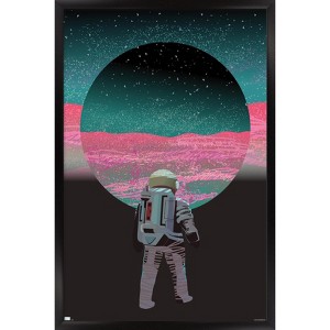 Trends International Abstract Astronaut Framed Wall Poster Prints - 1 of 4