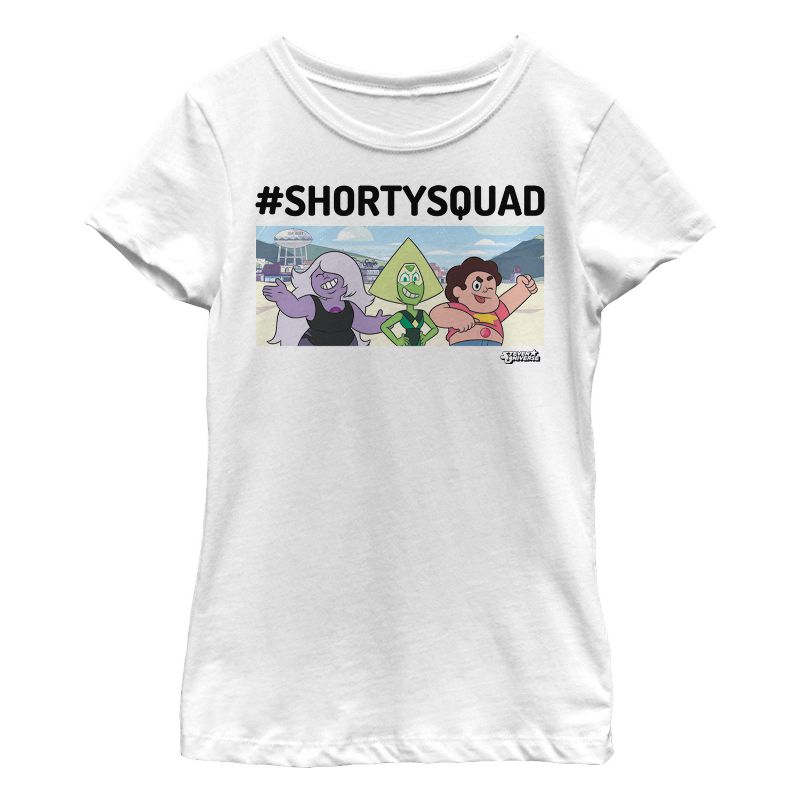 Girl's Steven Universe #ShortySquad T-Shirt, 1 of 5