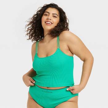Women's Sweater Tiny Bra Top - Wild Fable™ Green Apple XL