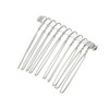 Unique Bargains No Slip Hair Side Combs Accessories Metal For All Hair Types 4 Pcs - 4 of 4