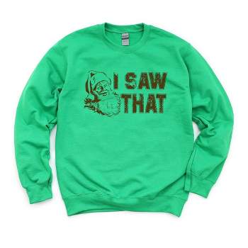 Simply Sage Market Women's Graphic Sweatshirt Distressed I Saw That