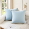 REGALWOVEN Fade-Resistant Modern Soft Solid Cushion Cases 2 Pcs - 2 of 4