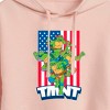 Women's - Teenage Mutant Ninja Turtles - USA Raphael Cropped Graphic Hoodie - 2 of 3