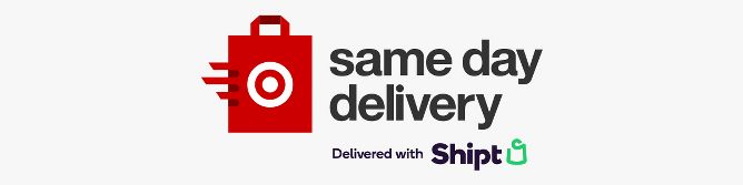same day delivery, delivered with Shipt