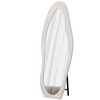 TUYOHW 63x24 Inch Full Length Mirror,Flannel Wrapped Wavy Frame Standing or Wall Mount Mirror for Bedroom Living Room - 2 of 4