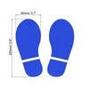 Unique Bargains Home Classroom Floor Stairs Decal PVC Footprint Sticker 4 Pairs - 2 of 4
