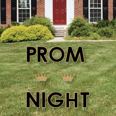 Big Dot of Happiness Prom - Yard Sign Outdoor Lawn Decorations - Prom Night Party Yard Signs - Prom Night