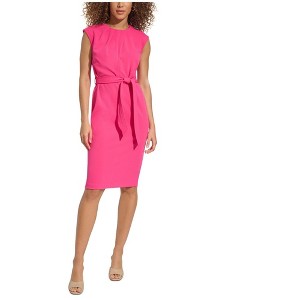 Calvin Klein Womens Cap Sleeve Sheath Dress - 1 of 1