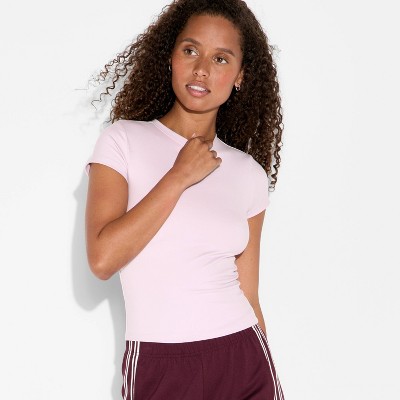 Women's Short Sleeve Crewneck ButterBliss T-Shirt - Wild Fable™