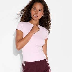 Women's Short Sleeve Crewneck ButterBliss T-Shirt - Wild Fable™ - 1 of 4