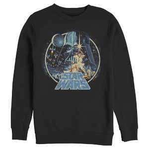 Men's Star Wars Classic Scene Circle Sweatshirt - 1 of 3