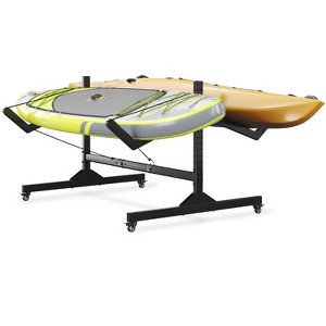 Coucheta Freestanding Kayak Storage Rack, Heavy Duty Kayak Racks for Garage and Outdoor Storage, Storage Rack for Kayak, Canoe, Surfboard&Paddleboard - 1 of 4