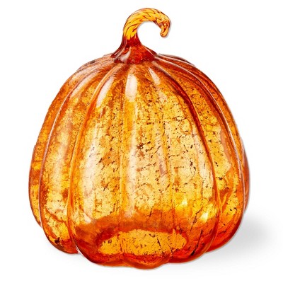tag Harvest Glass Pumpkin Decor Large