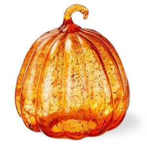 tag Harvest Glass Pumpkin Decor Large - 1 of 2