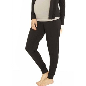 Women's Ella Cuffed Maternity Lounge Pants - Angel Maternity - 1 of 3