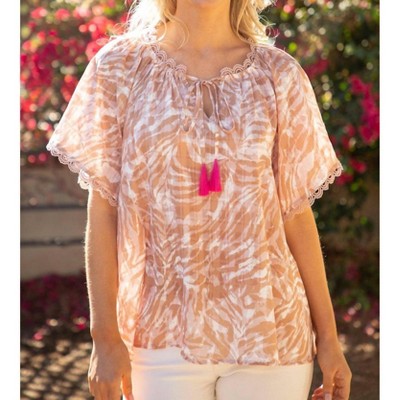 Women's Annalise Tiger Striped Top - voy
