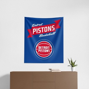 NBA Premium Pistons Printed Wall Hanging - Detroit Pistons - 1 of 4