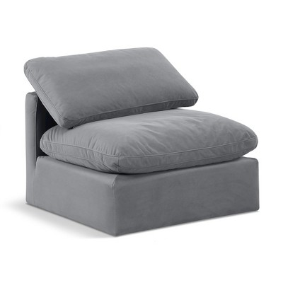 Meridian Furniture,Indulge Velvet Armless Chair