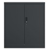 vidaXL File Cabinet Anthracite 31.1"x15.7"x35.4" Steel - 3 of 4