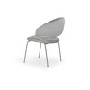 LOVMOR Modern Living Dining Room Accent Chairs w/Metal & Gold Legs,Set of 2 - 3 of 4