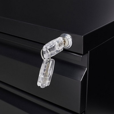 Anybear 3-Drawer Mobile Filing Cabinet with Lock, Metal Filing Cabinet to Be Installation Required