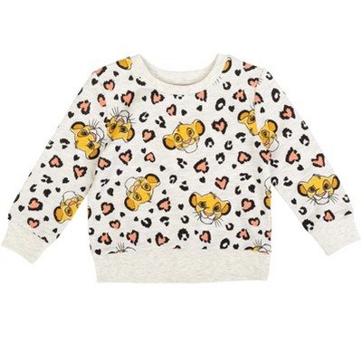 Kid Boy Animal Lion Print Pullover Sweatshirt