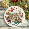 Artistic Mexico Landmarks and Natural Wonders Ornament, Mexican Cultural Heritage Christmas Gift| OrnamentallyYou - 4 of 4