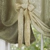 GoodGram Ombre Crushed Satin Sheer Single Window Curtains & Valances - 4 of 4