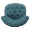 Modern Velvet Accent Chair with wood legs-Christopher Knight Home - 4 of 4