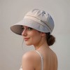 Anna-Kaci Womens Wide Brim Baseball Cap Bundle with UV Protection Ponytail Hole and Ventilated Eyelets Casual Outdoor Style - 2 of 4