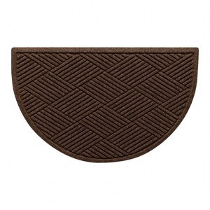 WaterHog 2'x3'3" Diamonds Indoor/Outdoor Half Round Door Mat - 1 of 4