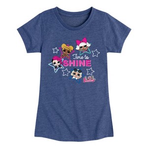 Girls' - LOL Surprise! - Time to Shine Fitted Short Sleeve Graphic T-Shirt - 1 of 4