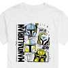 Men's - Star Wars - The Mandalorian Mando Helmet Grid Short Sleeve Graphic T-Shirt - 2 of 4